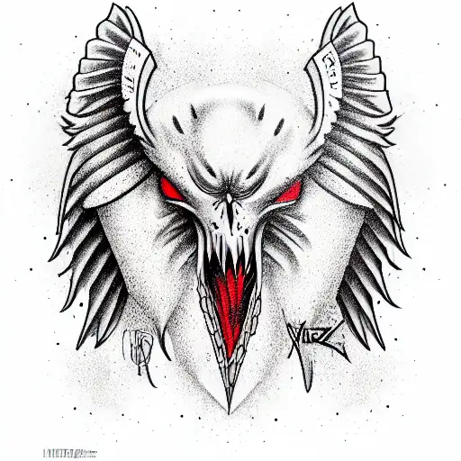azrael tattoo design idea