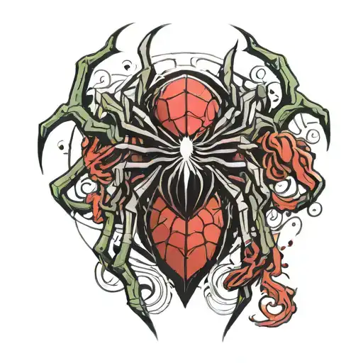 Spider phantom troupe spider tattoo tattoo design idea