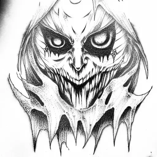 death note ryuk tattoo design idea