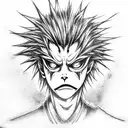 death note ryuk tattoo design idea