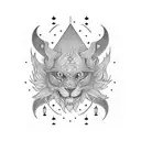 lights will guide you home  tattoo design idea