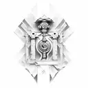 roman numeral 19 tattoo design idea