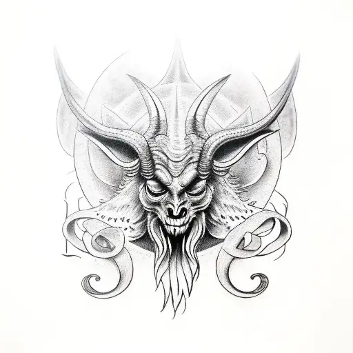 baphomet tattoo design idea