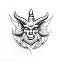 baphomet tattoo design idea