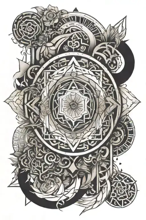 tattoo for a person who is  stubborn enough to finish, down to earth, constant, kind, adventures, religious  tattoo design idea