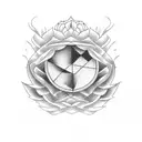 memorial husband tattoo design idea