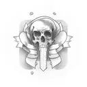 memorial husband tattoo design idea