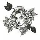 Sabrina carpenter espresso tattoo design idea
