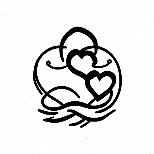 Amor tattoo design idea