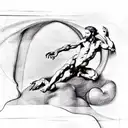 The Creation of Adam, by Michelangelo tattoo design idea