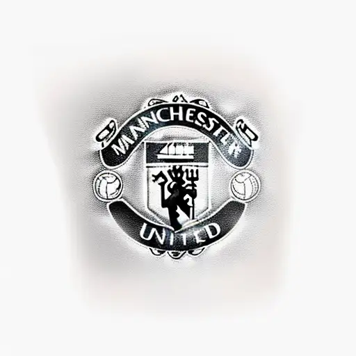 Manchester United full arm sleeve including ronaldo lifting the champions league, sir alex ferguson and old trafford tattoo design idea