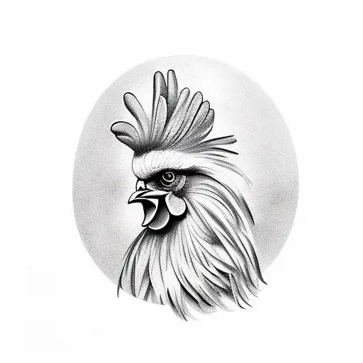 St. Peter's Rooster tattoo design idea