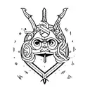 Sword Lotr style tattoo design idea