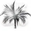 Palm Tree tattoo design idea