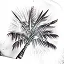 Palm Tree tattoo design idea