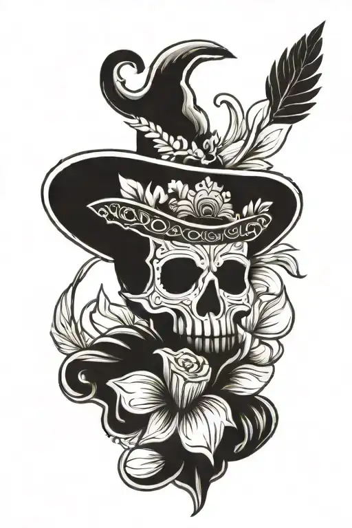 mexican / memorial tatto for dad tattoo design idea
