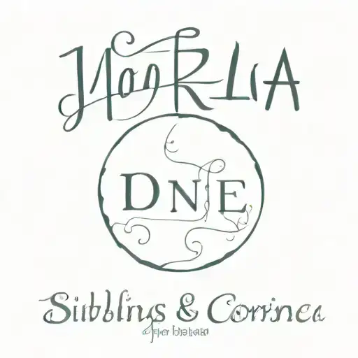 siblings names going from oldest to youngest Finn, Jones, Cormac (me), Maeve tattoo design idea