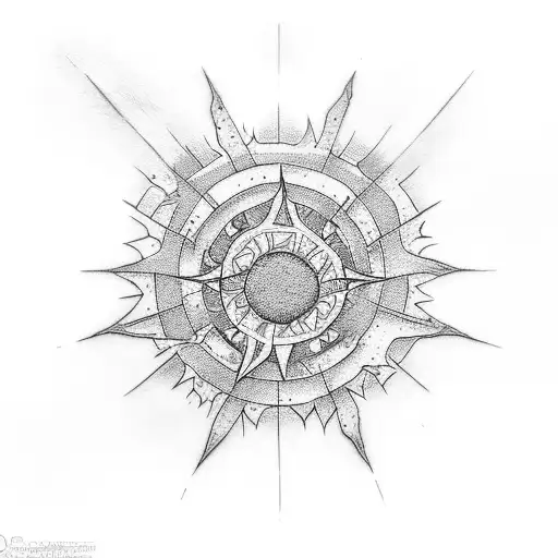 sunshine tattoo design idea