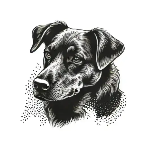 dog memorial tattoo tattoo design idea