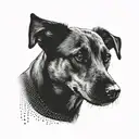 dog memorial tattoo tattoo design idea