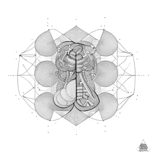 human kidney tattoo design idea