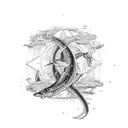 ship, Pisces, eel, pantera tattoo design idea