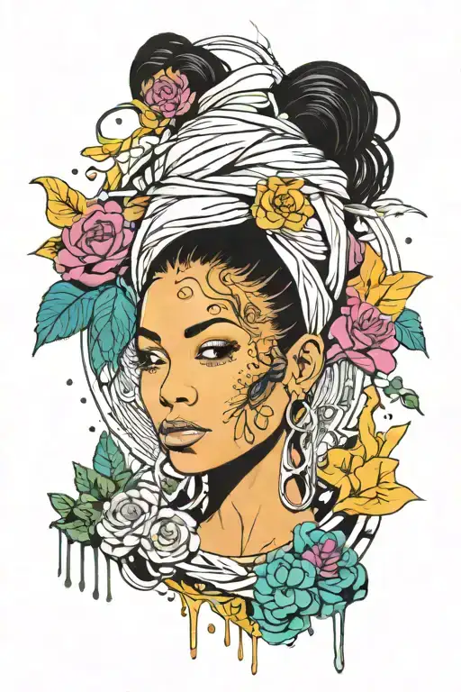 jhene aiko the magic hour tour in Seattle design incorporating elements tattoo design idea