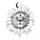 Sunflowers, lilies ,butterflies,alice & wonderland, a lion, a elephant, a moon , a sunset  tattoo design idea