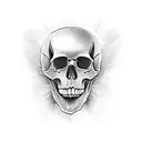 Skull tattoo design idea