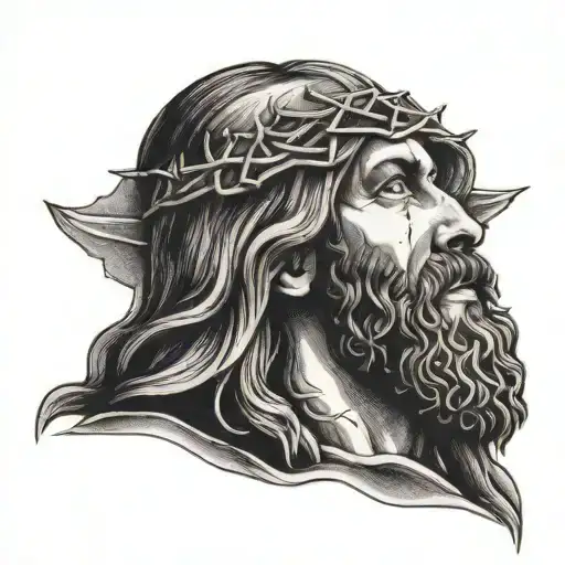 Jesus is dope tattoo design idea