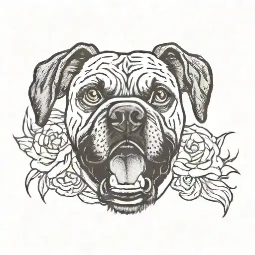 boxer tattoo design idea