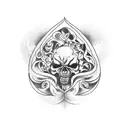 Create a tattoo design with a dark and slightly macabre style, depicting the 7 deadly sins. tattoo design idea