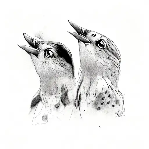 3 little birds bob marley tattoo design idea