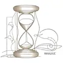 hourglass no day but today  tattoo design idea