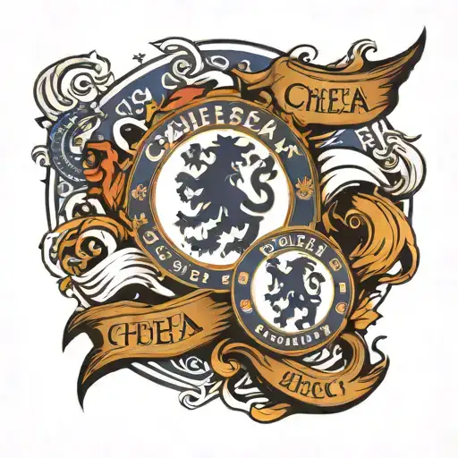 Chelsea fc tattoo design idea