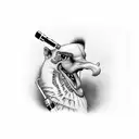 Amir Tataloo whit microphone tattoo design idea