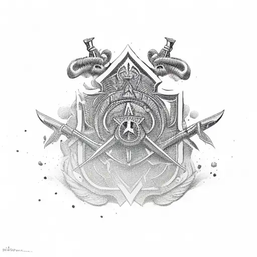 Ace of Spades and Army Soldier tattoo design idea