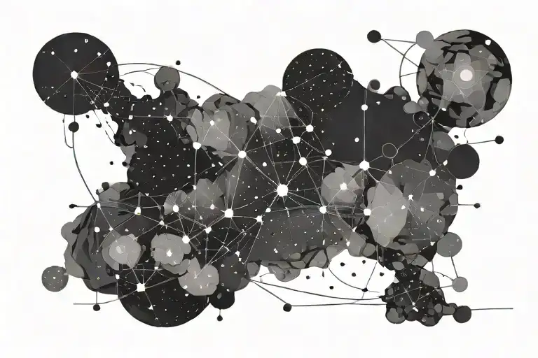 fuck cancer constellation tattoo design idea