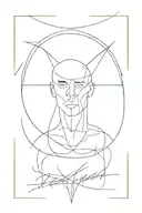 ambition minimal male tattoo design idea