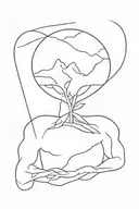 ambition minimal male tattoo design idea