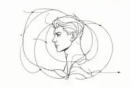 ambition minimal male aesthetic way tattoo design idea