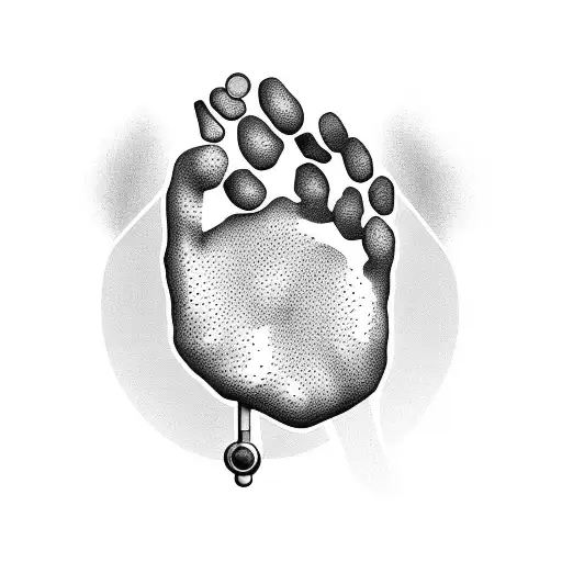 dog paw and stethoscope tattoo design idea