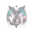 Thor's hammer tattoo design idea