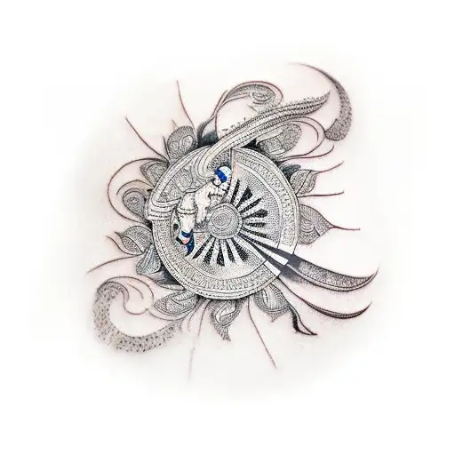 indian tattoo design idea