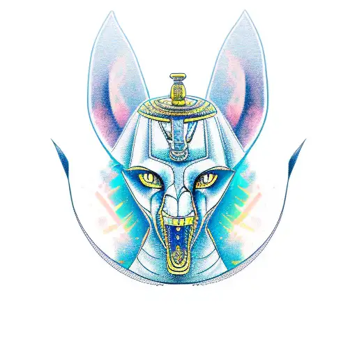 Anubis tattoo design idea