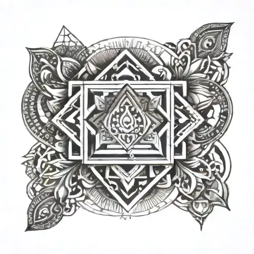 3 inches long  on hindu religion symbols in one without flower    tattoo design idea