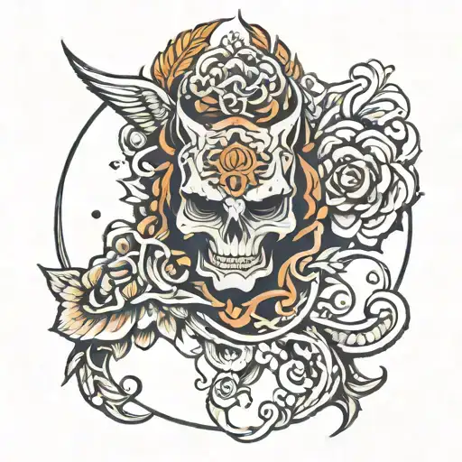 3 inches with beautiful design inspired tattoo design idea
