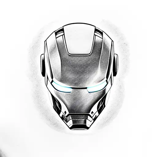 iron man marvel tattoo design idea
