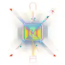 Intersecting Light Rays tattoo design idea