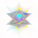 Intersecting Light Rays tattoo design idea